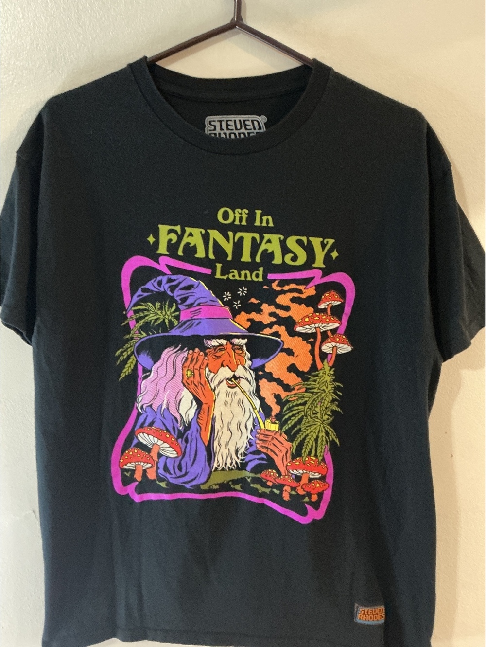 Steven Rhodes Off in Fantasy Land shirt